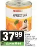 Spar Spar - apricot jam or mixed fruit offer