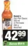 Spar Nando's - peri-peri sauce offer