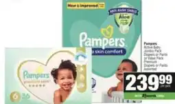 SuperSpar Pampers - active baby dry comfort offer