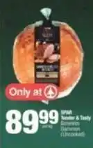 SuperSpar Spar - tender & tasty boneless gammon (uncooked) offer