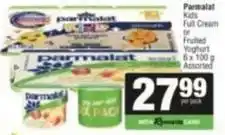 SuperSpar Parmalat - kids full cream or fruited yoghurt offer