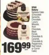 SuperSpar Spar - gateaux cake offer