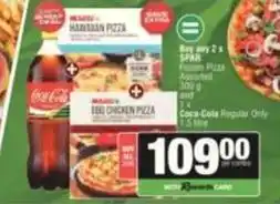 SuperSpar Coca cola - frozen pizza assorted & coca-cola regular offer