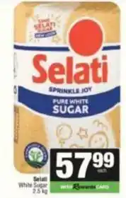 SuperSpar Selati - pure white sugar offer