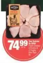 SuperSpar Spar - fresh chicken 4 drumettes & 4 thighs star pack offer