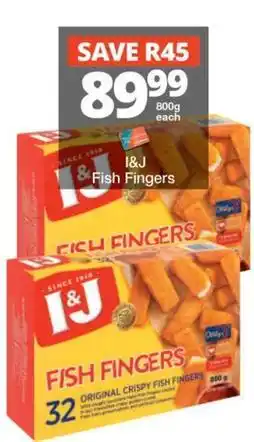 Checkers I&j - fish fingers offer