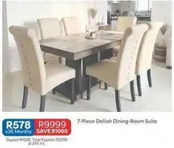OK Furniture Total - 7-piece delilah dining-room suite offer