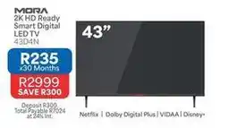 OK Furniture Total - 2k hd ready smart digital led tv 43d4n offer