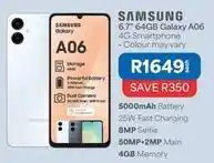 OK Furniture Samsung - 6.7 64gb galaxy a06 4g smartphone offer