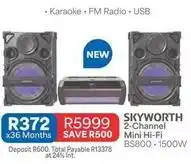 OK Furniture Skyworth - 2-channel mini hi-fi bs800 offer