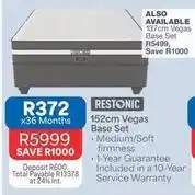 OK Furniture Total - 152cm vegas base set offer