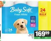 Spar Baby Soft Toilet Tissue 2 Ply-24s Per Pack offer