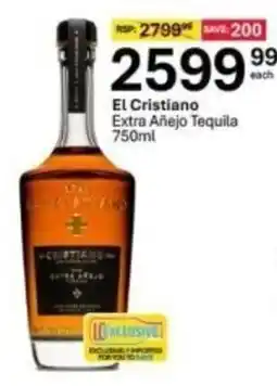 Liquor City El Cristiano Extra Añejo Tequila offer