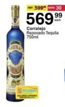 Liquor City Corralejo Reposado Tequila offer