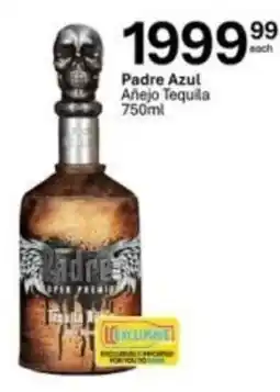 Liquor City Padre Azul Añejo Tequila offer