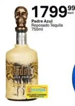 Liquor City Padre Azul Reposado Tequila offer