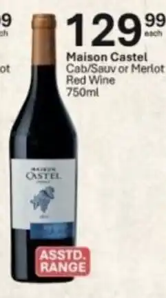 Liquor City Maison Castel Red Wine offer