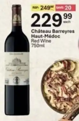 Liquor City Château Barreyres Haut-Médoc Red Wine offer