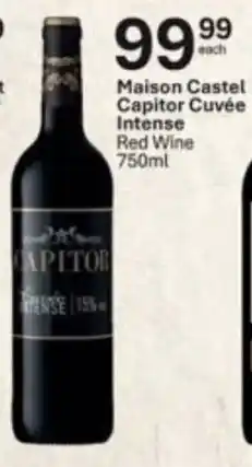 Liquor City Maison Castel Capitor Cuvée Intense Red Wine offer