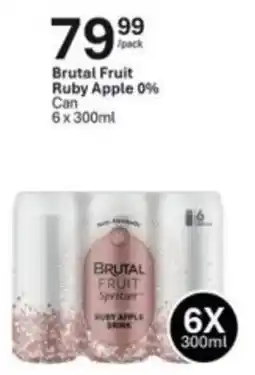Liquor City Brutal Fruit Ruby Apple 0% offer
