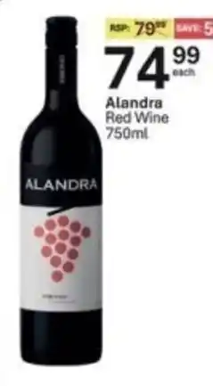 Liquor City Alandra Red Wine offer