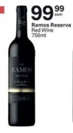 Liquor City Ramos Reserva Red Wine offer