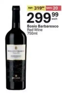 Liquor City Bosio Barbaresco Red Wine offer