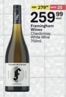 Liquor City Framingham Wines Chardonnay White Wine offer