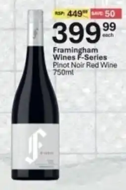 Liquor City Framingham Wines F-Series Pinot Noir Red Wine offer