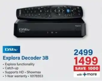 Incredible Connection DStv Explora Decoder 3B offer