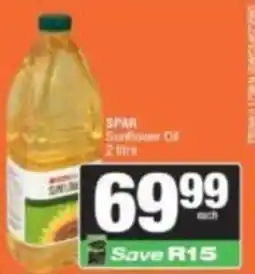 KwikSpar SPAR Sunflower Oil offer