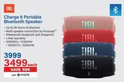 Incredible Connection JBL Charge 6 Portable Bluetooth Speaker offer