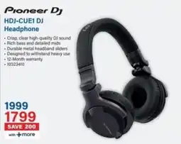 Incredible Connection Pioneer DJ HDJ-CUE1 DJ Headphone offer