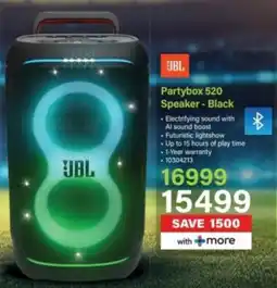 Incredible Connection JBL Partybox 520 Speaker - Black offer