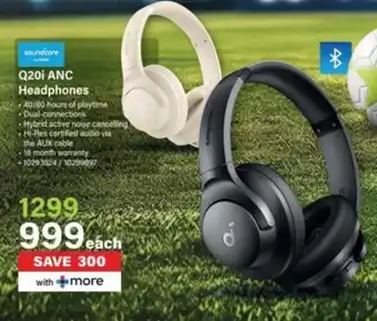 Incredible Connection Soundcore Q20i ANC Headphones offer