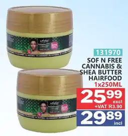 Arrow Cash And Carry Sofnfree cannabis & shea butter hairfood offer