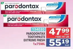 Arrow Cash And Carry Parodontax Toothpaste Extreme Fresh offer