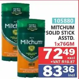 Arrow Cash And Carry Mitchum Solid Stick offer