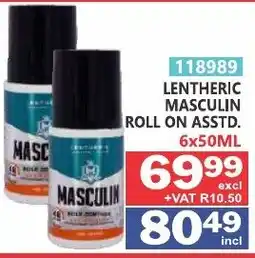 Arrow Cash And Carry Lentheric Masculin Roll offer