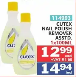 Arrow Cash And Carry Cutex Nail Polish Remover offer