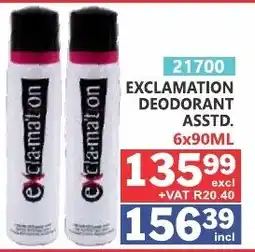 Arrow Cash And Carry Exclamation Deodorant ASSTD. offer