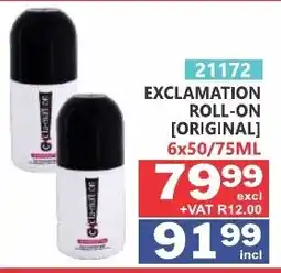 Arrow Cash And Carry EXCLAMATION ROLL-ON [ORIGINAL] offer