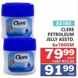 Arrow Cash And Carry Clere Petroleum Jelly ASSTD. offer