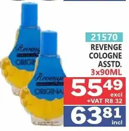 Arrow Cash And Carry Revenge Cologne Assorted offer