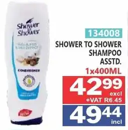 Arrow Cash And Carry Shower to Shower Shampoo offer