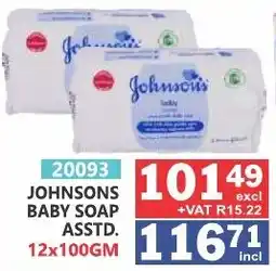 Arrow Cash And Carry JOHNSONS BABY SOAP Assorted offer