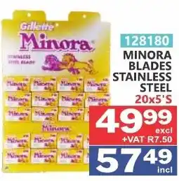 Arrow Cash And Carry Minora BLADES STAINLESS STEEL offer