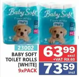Arrow Cash And Carry Baby Soft Toilet Rolls [White] offer