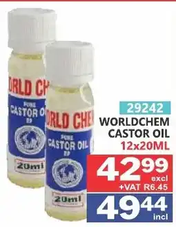 Arrow Cash And Carry WORLD CHEM CASTOR OIL offer