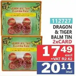 Arrow Cash And Carry Dragon & Tiger Balm Tin offer